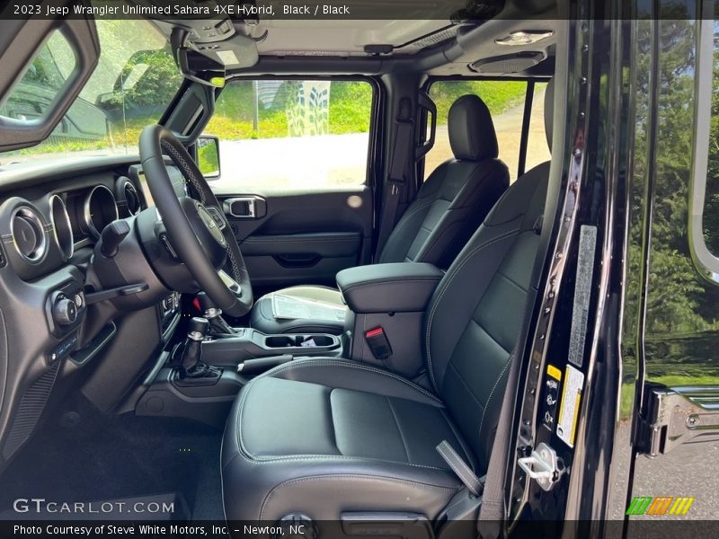 Front Seat of 2023 Wrangler Unlimited Sahara 4XE Hybrid