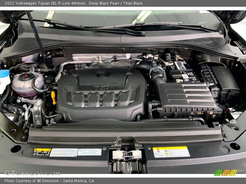 2022 Tiguan SEL R-Line 4Motion Engine - 2.0 Liter TSI Turbocharged DOHC 16-Valve VVT 4 Cylinder