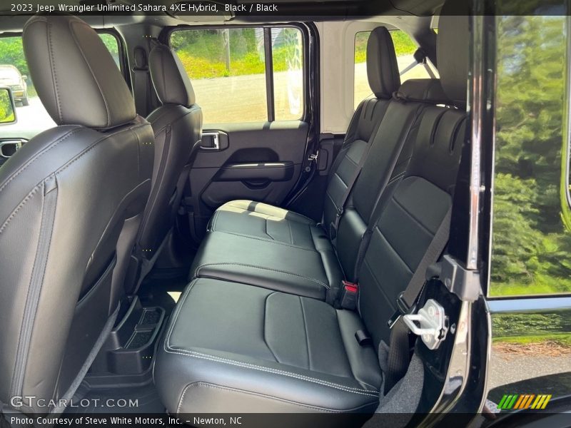 Rear Seat of 2023 Wrangler Unlimited Sahara 4XE Hybrid
