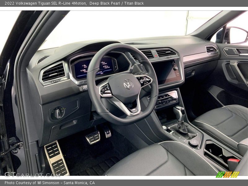 Dashboard of 2022 Tiguan SEL R-Line 4Motion