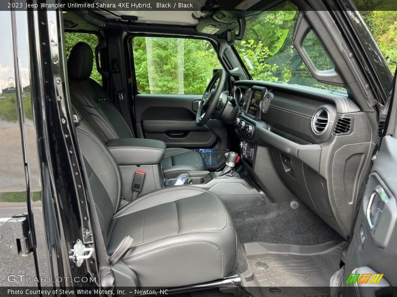 Front Seat of 2023 Wrangler Unlimited Sahara 4XE Hybrid