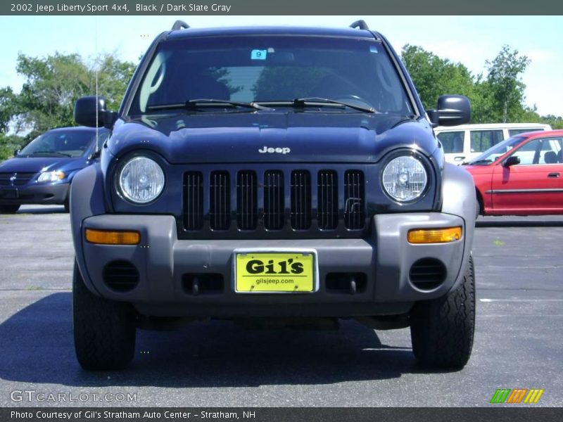 Black / Dark Slate Gray 2002 Jeep Liberty Sport 4x4
