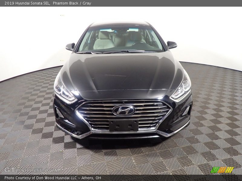 Phantom Black / Gray 2019 Hyundai Sonata SEL