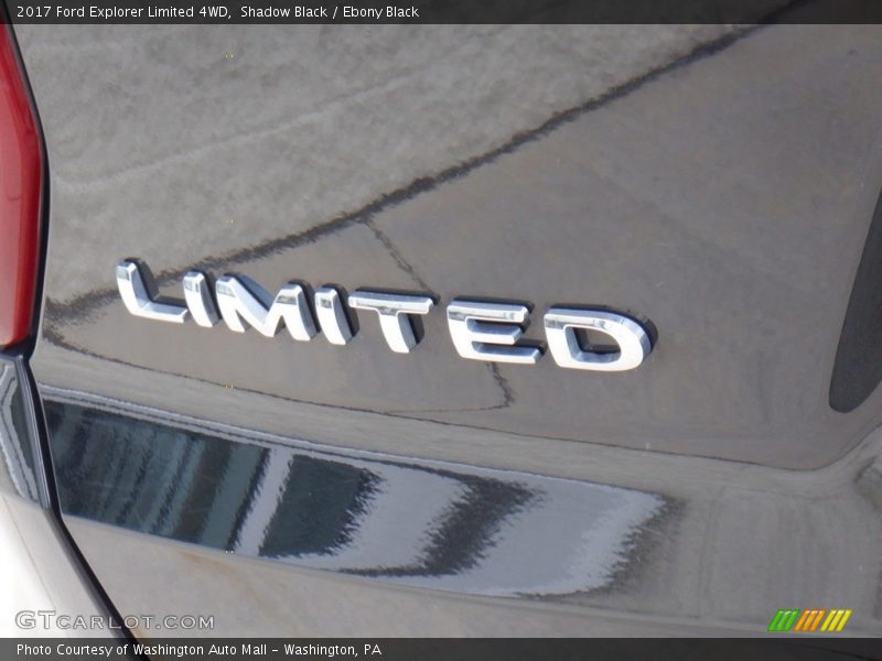 Shadow Black / Ebony Black 2017 Ford Explorer Limited 4WD