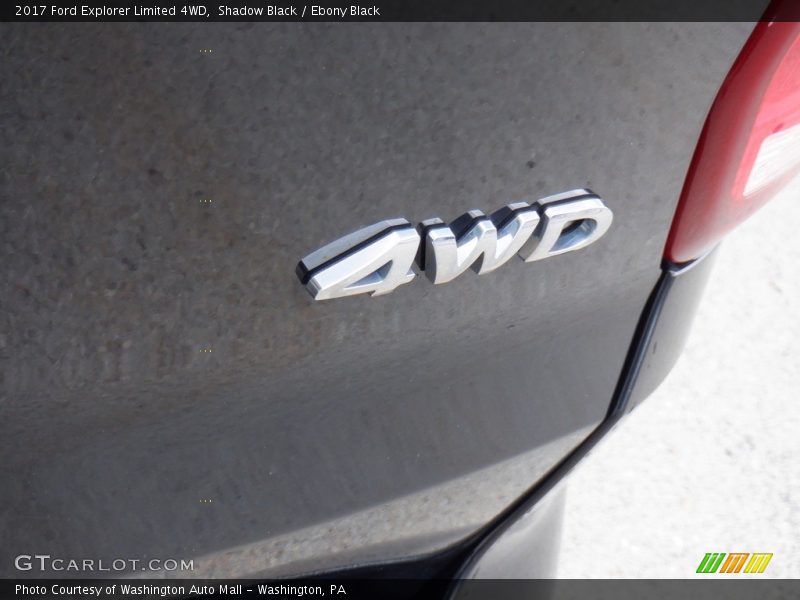 Shadow Black / Ebony Black 2017 Ford Explorer Limited 4WD
