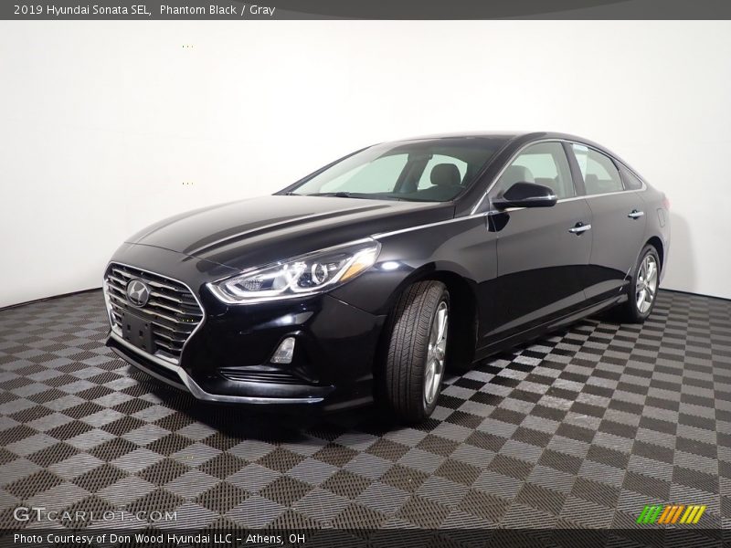 Phantom Black / Gray 2019 Hyundai Sonata SEL
