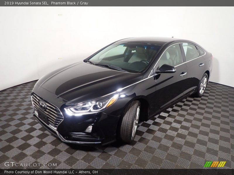 Phantom Black / Gray 2019 Hyundai Sonata SEL