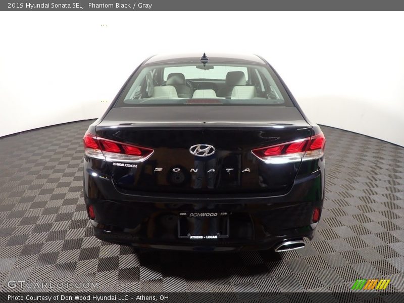 Phantom Black / Gray 2019 Hyundai Sonata SEL