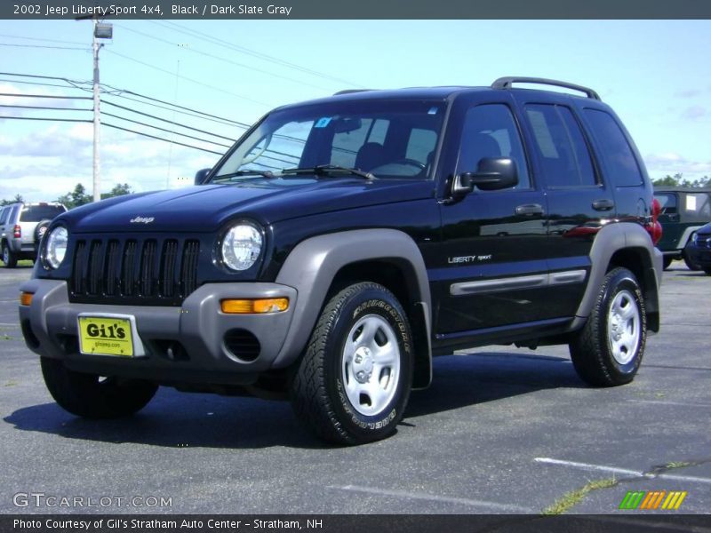 Black / Dark Slate Gray 2002 Jeep Liberty Sport 4x4