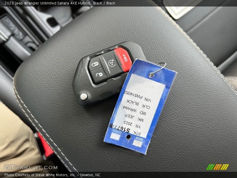 Keys of 2023 Wrangler Unlimited Sahara 4XE Hybrid