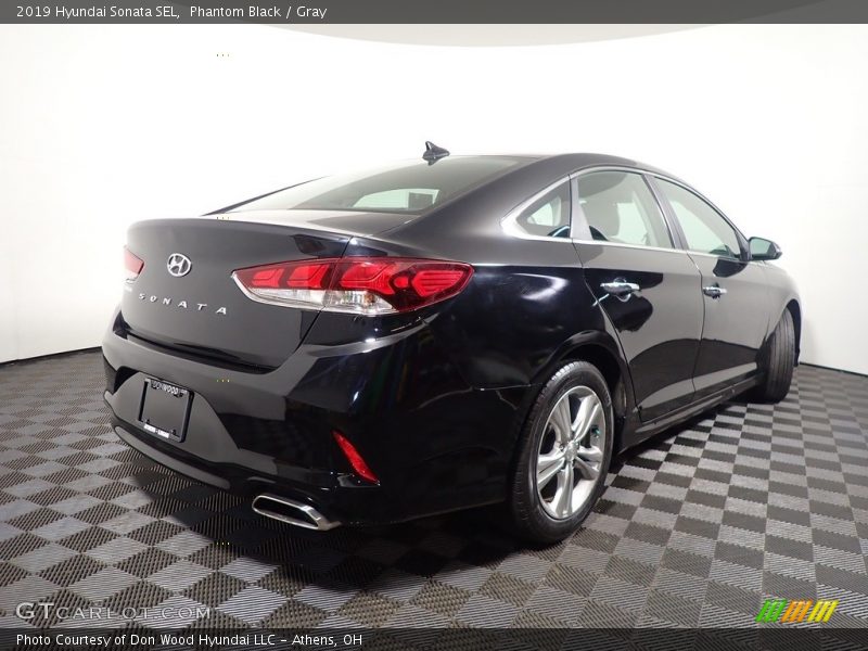 Phantom Black / Gray 2019 Hyundai Sonata SEL
