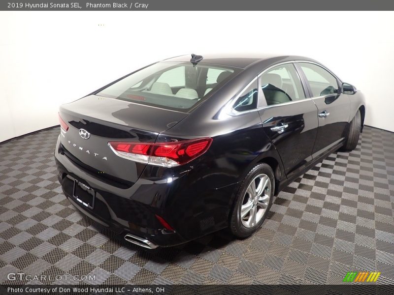 Phantom Black / Gray 2019 Hyundai Sonata SEL