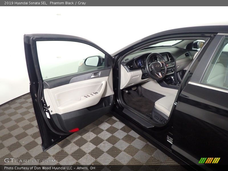 Phantom Black / Gray 2019 Hyundai Sonata SEL