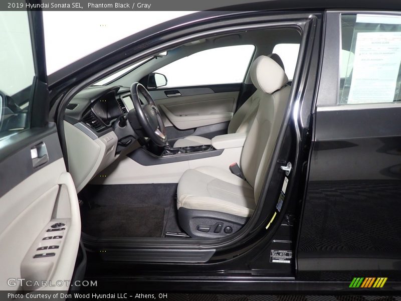 Phantom Black / Gray 2019 Hyundai Sonata SEL