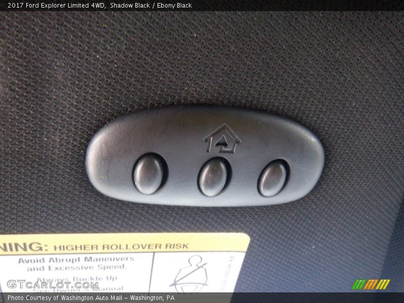 Shadow Black / Ebony Black 2017 Ford Explorer Limited 4WD