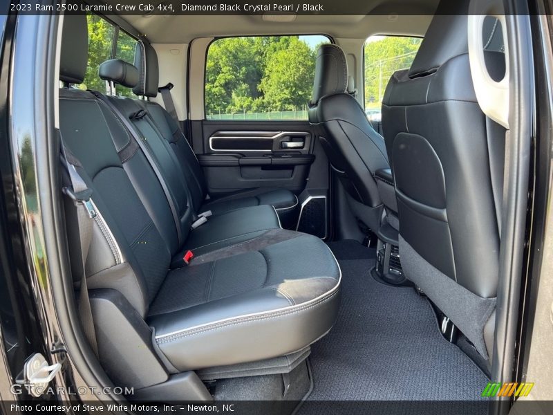 Rear Seat of 2023 2500 Laramie Crew Cab 4x4