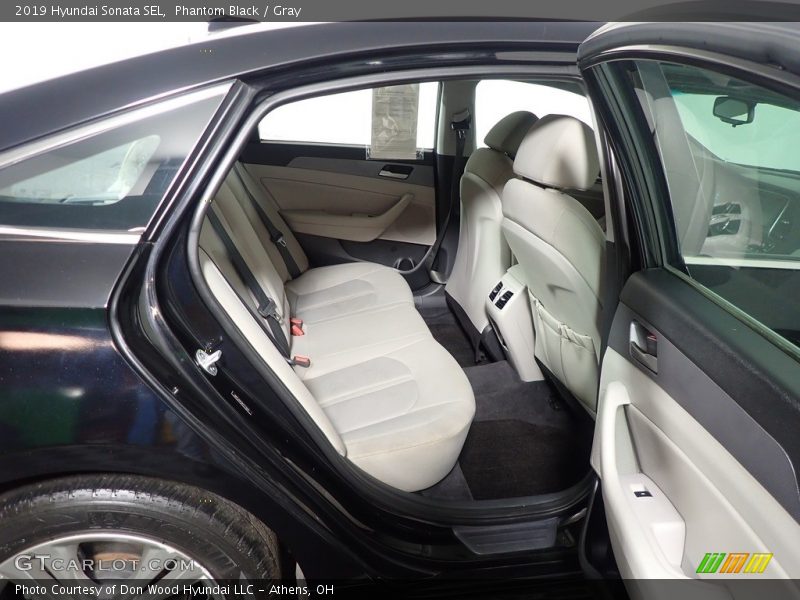 Phantom Black / Gray 2019 Hyundai Sonata SEL