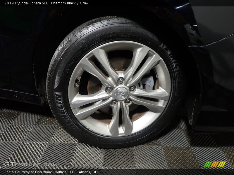 Phantom Black / Gray 2019 Hyundai Sonata SEL
