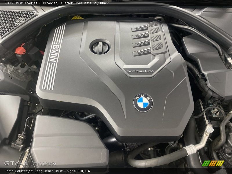 Glacier Silver Metallic / Black 2019 BMW 3 Series 330i Sedan