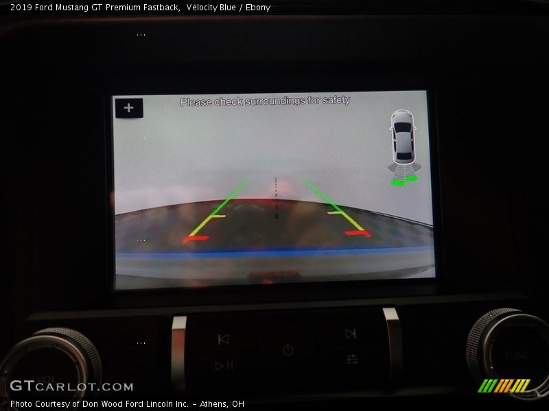 Velocity Blue / Ebony 2019 Ford Mustang GT Premium Fastback