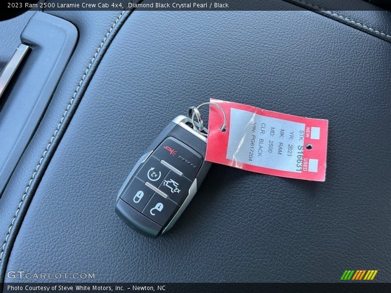 Diamond Black Crystal Pearl / Black 2023 Ram 2500 Laramie Crew Cab 4x4
