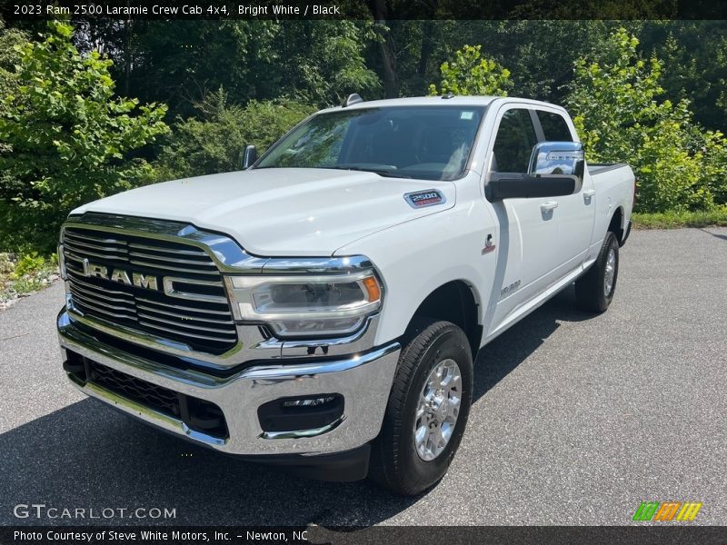 Bright White / Black 2023 Ram 2500 Laramie Crew Cab 4x4