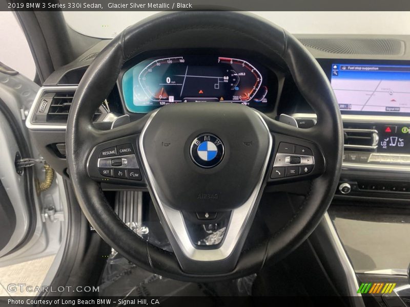 Glacier Silver Metallic / Black 2019 BMW 3 Series 330i Sedan