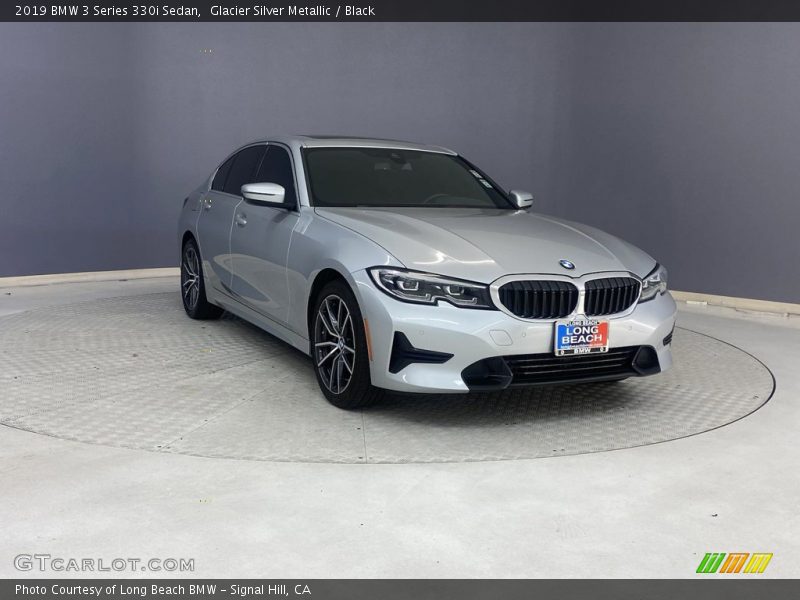 Glacier Silver Metallic / Black 2019 BMW 3 Series 330i Sedan