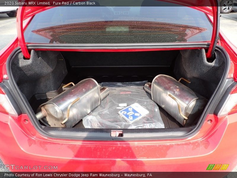  2020 WRX Limited Trunk