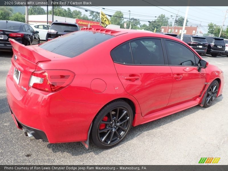 Pure Red / Carbon Black 2020 Subaru WRX Limited