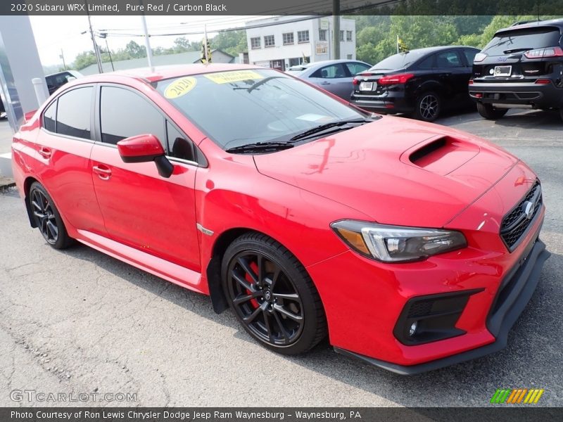 Front 3/4 View of 2020 WRX Limited