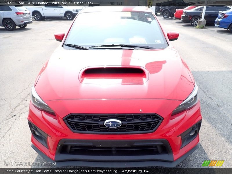 Pure Red / Carbon Black 2020 Subaru WRX Limited