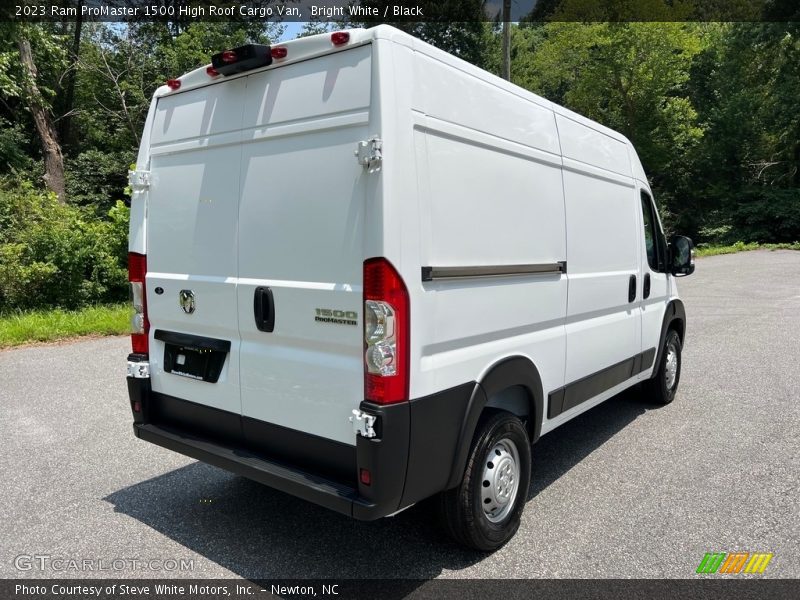 Bright White / Black 2023 Ram ProMaster 1500 High Roof Cargo Van