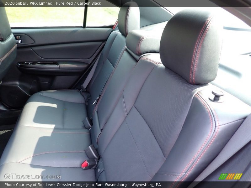 Rear Seat of 2020 WRX Limited