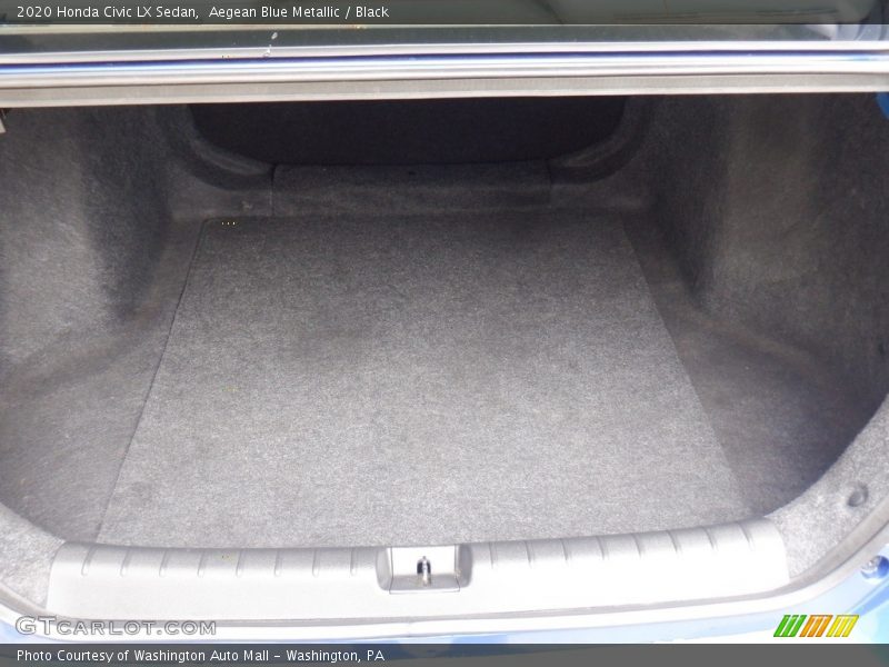 Aegean Blue Metallic / Black 2020 Honda Civic LX Sedan