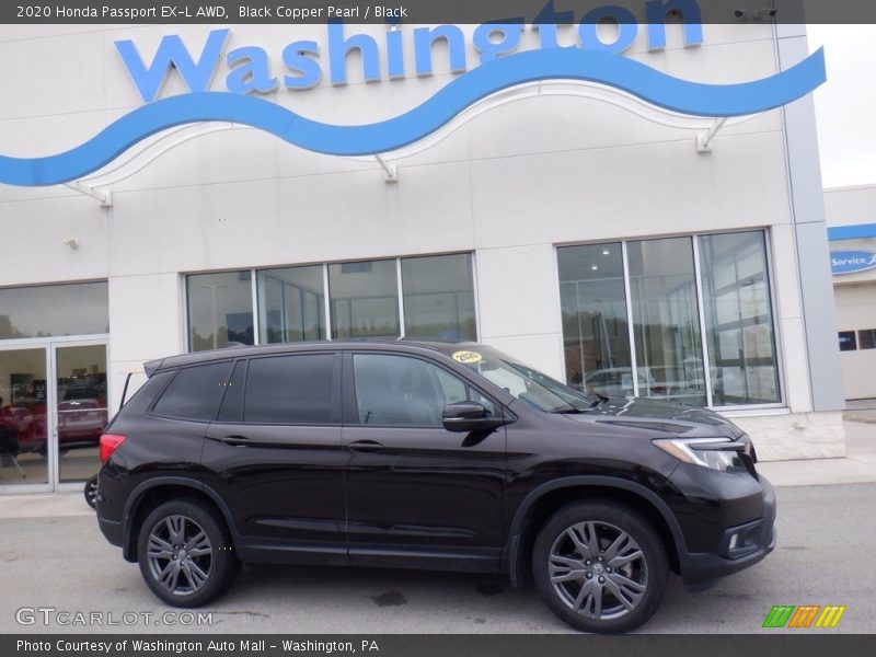 Black Copper Pearl / Black 2020 Honda Passport EX-L AWD