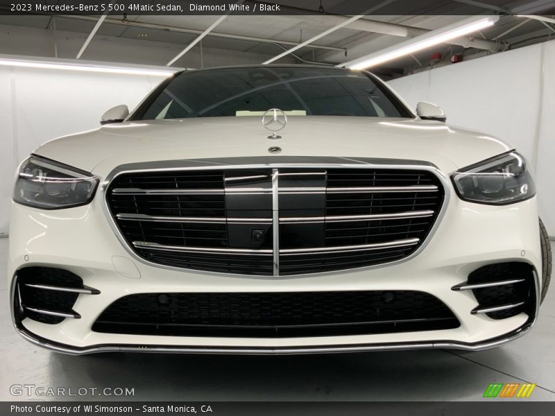 Diamond White / Black 2023 Mercedes-Benz S 500 4Matic Sedan