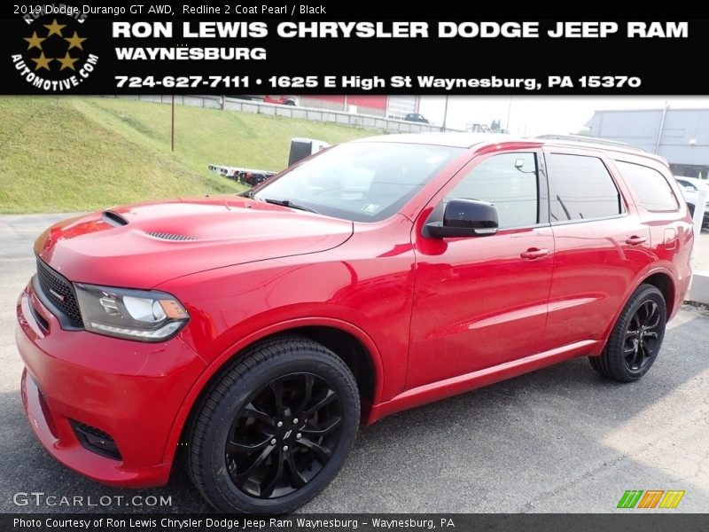 Redline 2 Coat Pearl / Black 2019 Dodge Durango GT AWD