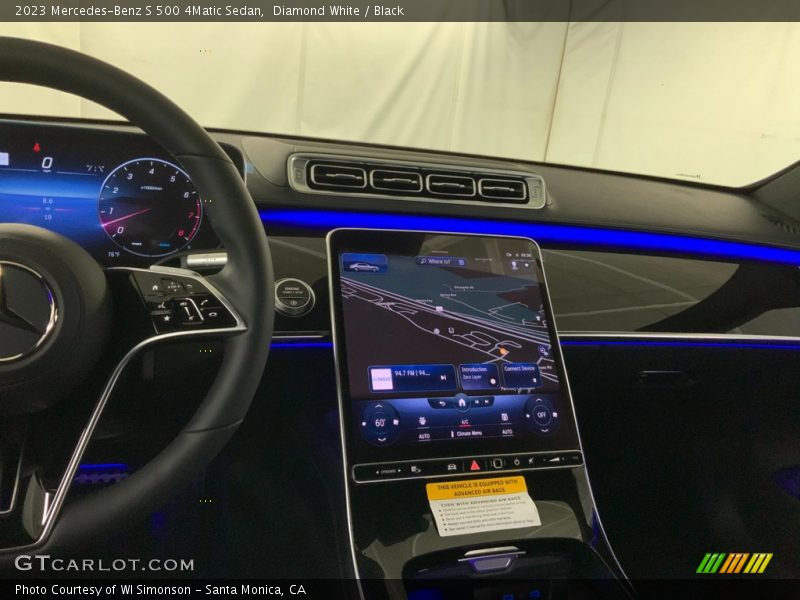 Controls of 2023 S 500 4Matic Sedan