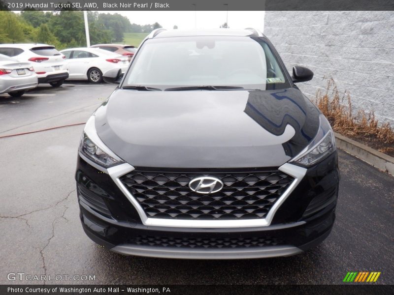 Black Noir Pearl / Black 2019 Hyundai Tucson SEL AWD