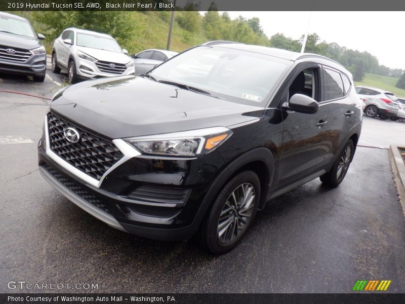 Black Noir Pearl / Black 2019 Hyundai Tucson SEL AWD