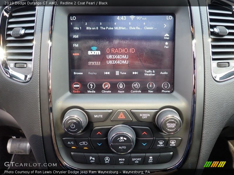 Redline 2 Coat Pearl / Black 2019 Dodge Durango GT AWD