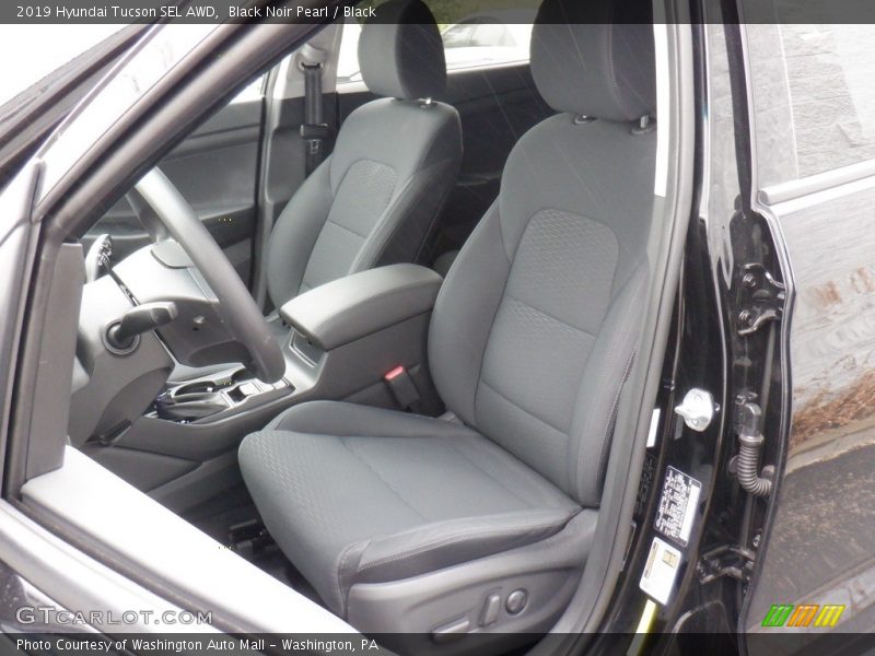 Black Noir Pearl / Black 2019 Hyundai Tucson SEL AWD