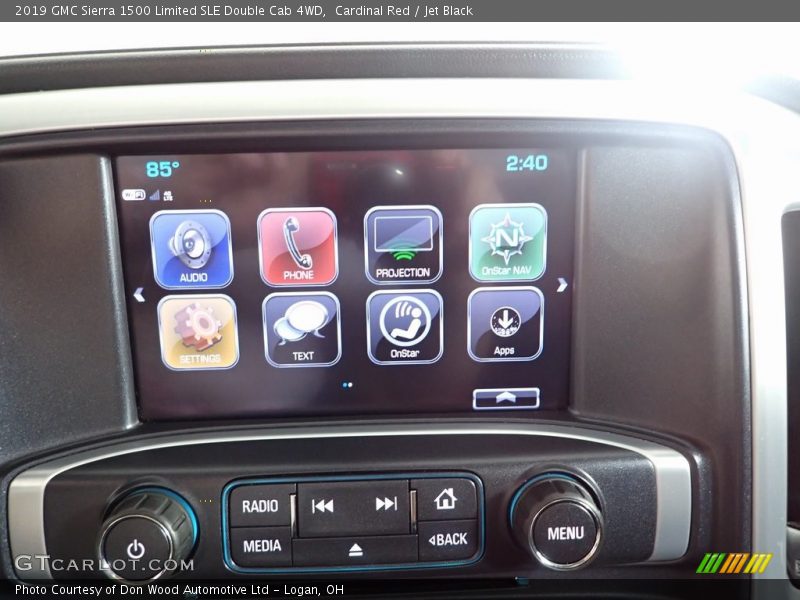 Controls of 2019 Sierra 1500 Limited SLE Double Cab 4WD