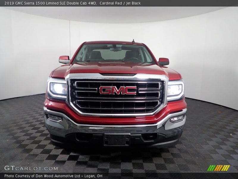 Cardinal Red / Jet Black 2019 GMC Sierra 1500 Limited SLE Double Cab 4WD