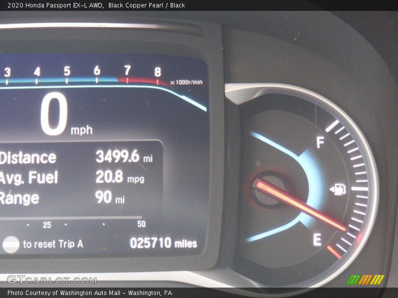Black Copper Pearl / Black 2020 Honda Passport EX-L AWD