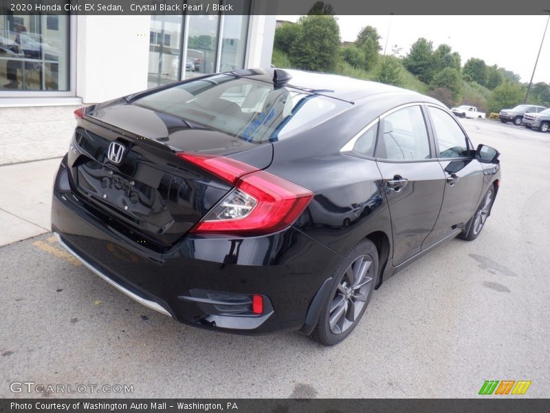 Crystal Black Pearl / Black 2020 Honda Civic EX Sedan