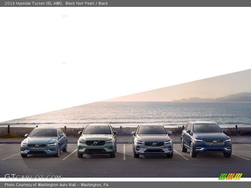 Black Noir Pearl / Black 2019 Hyundai Tucson SEL AWD