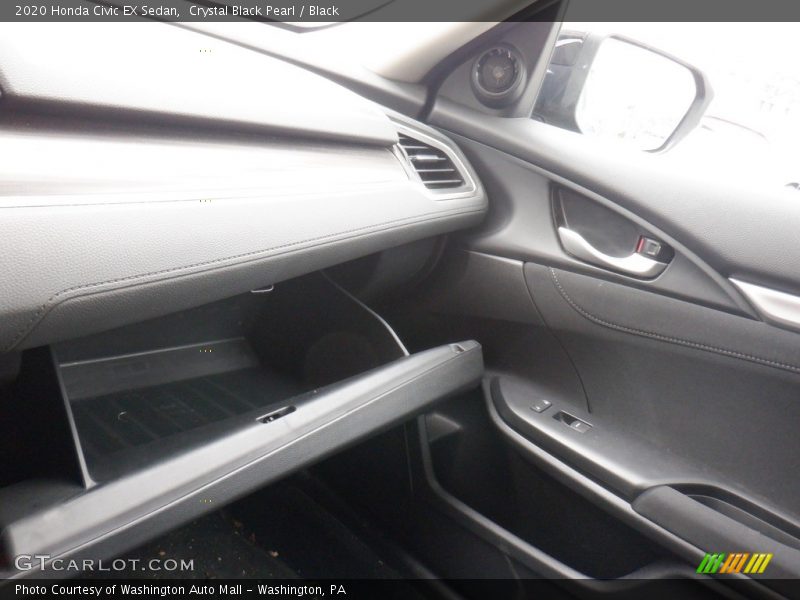 Crystal Black Pearl / Black 2020 Honda Civic EX Sedan