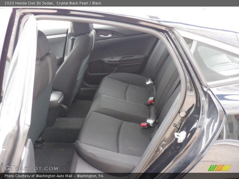 Crystal Black Pearl / Black 2020 Honda Civic EX Sedan